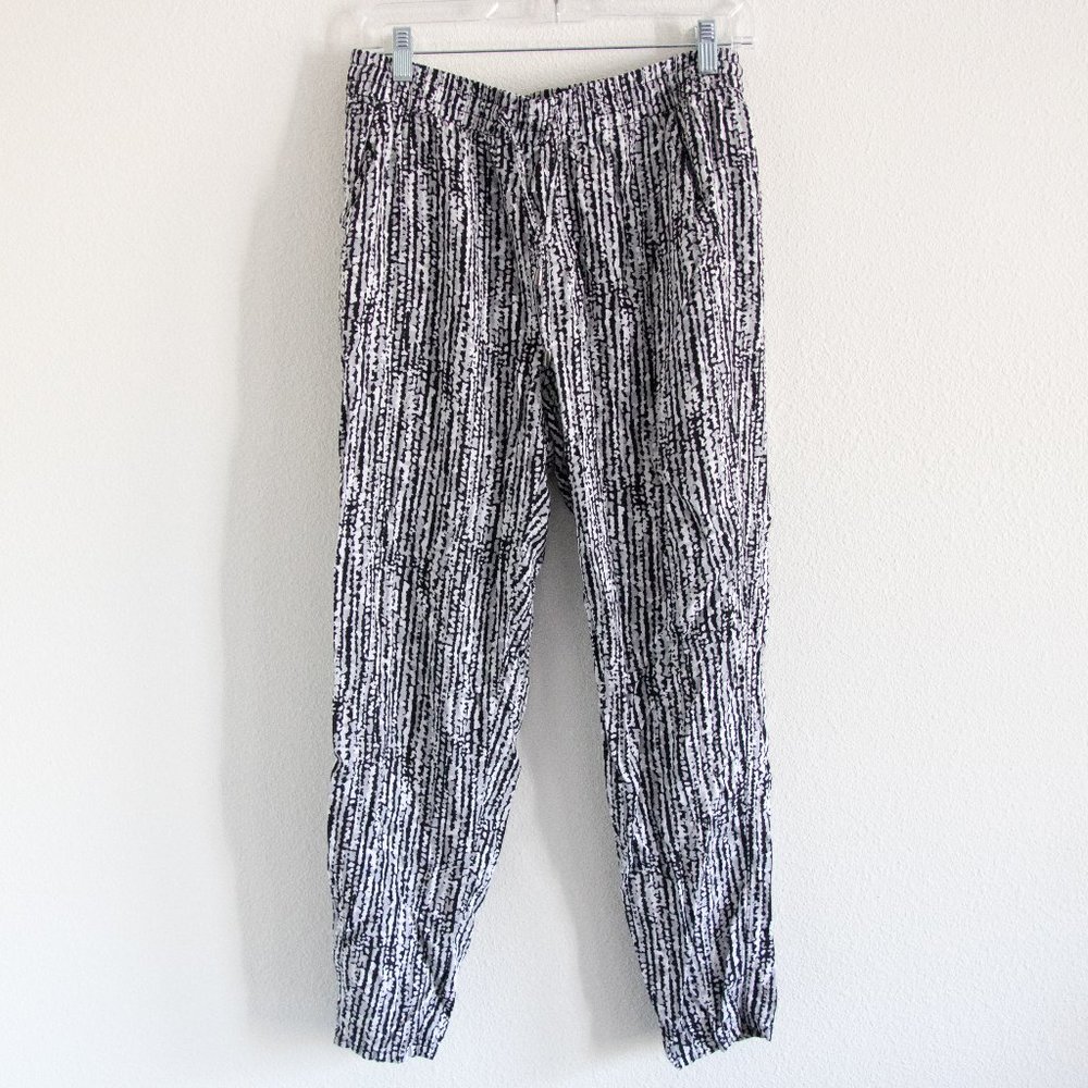 Faded Glory Printed Woven Jogger Pants S